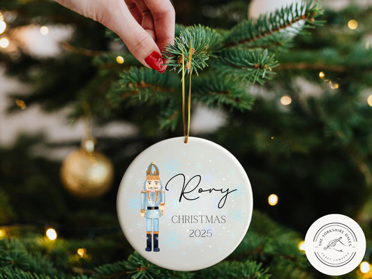 Personalised Ceramic 2D Christmas Nutcracker