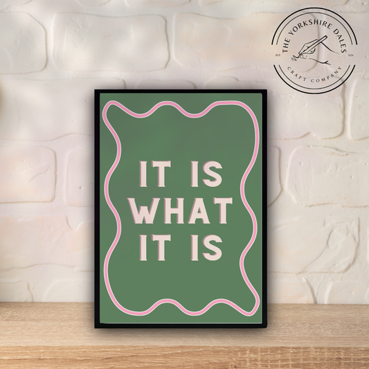 Is it what it is - Wall Art