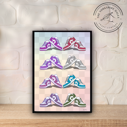 Colourful Sneaker Print