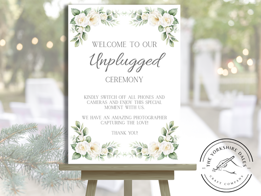 Custom Wedding Sign - A5-A1