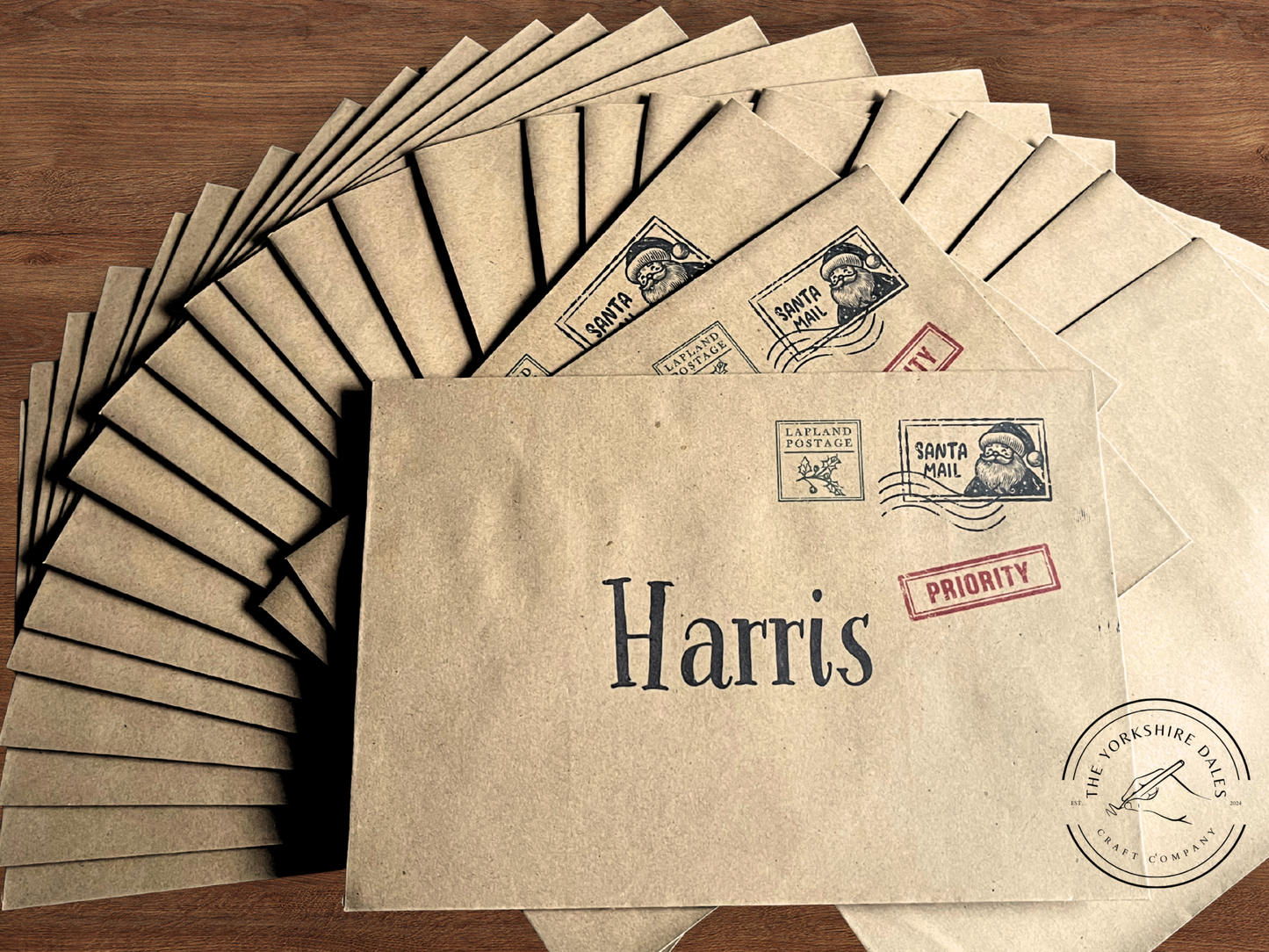 Personalised Christmas Envelope - Santa Mail - only £1.00!!
