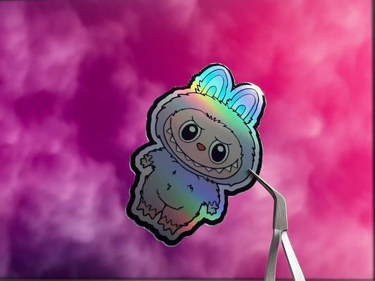 Holographic Custom graphic stickers - Monster graphics - pack of 7