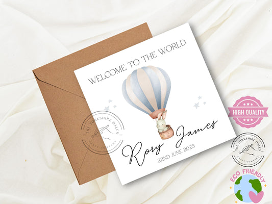 Welcome to the World Baby Boy Card: New Parent Greetings