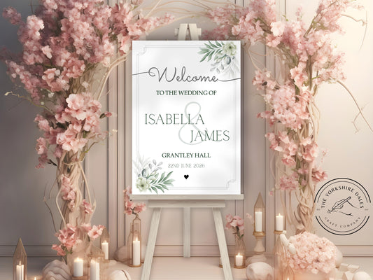 Custom Welcome Sign - A5-A1