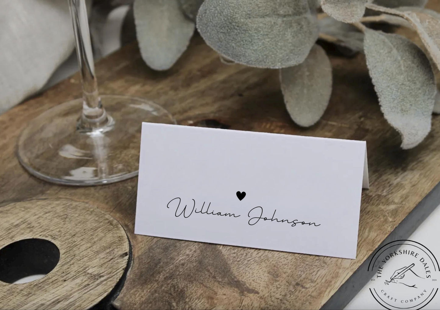 Wedding Place Setting Cards - Custom Style - Luxury Wedding Table Decor