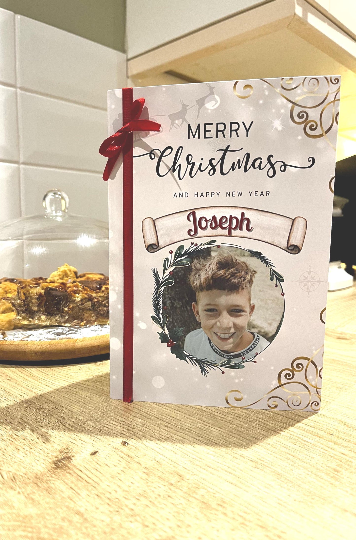 Personalised Christmas Bundle - Greetings Card - Nice list Certificate - Congratulations Card