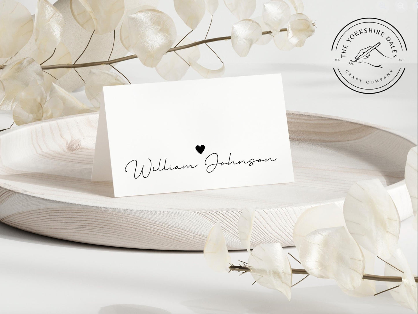 Wedding Place Setting Cards - Custom Style - Luxury Wedding Table Decor
