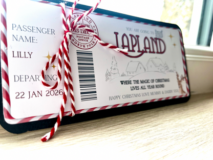 Personalised Travel Ticket - Lapland