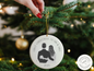 Personalised Ceramic 2D Christmas Bauble - Married