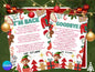 Christmas Elf "I'M BACK" And "GOODBYE" Letter Set