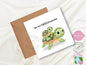 You are TURTLELY awesome - 6x6 Greetings Card -High Quality 280gsm