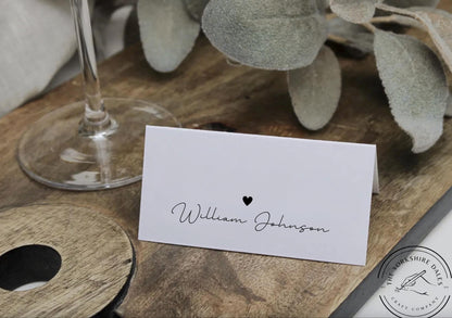 Wedding Place Setting Cards - Custom Style - Luxury Wedding Table Decor
